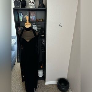 Velvet Black Maxi Dress